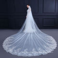 Bride Use Wedding Accessories White Wholesale bridal veils long lace wedding veils